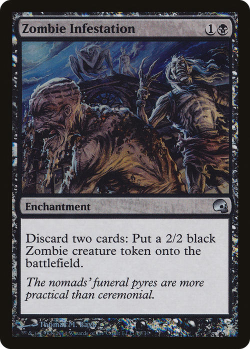 Zombie Infestation (GRV-019) - Premium Deck Series: Graveborn Foil