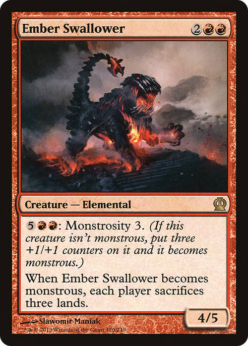 Ember Swallower (THS-120) - Theros Foil