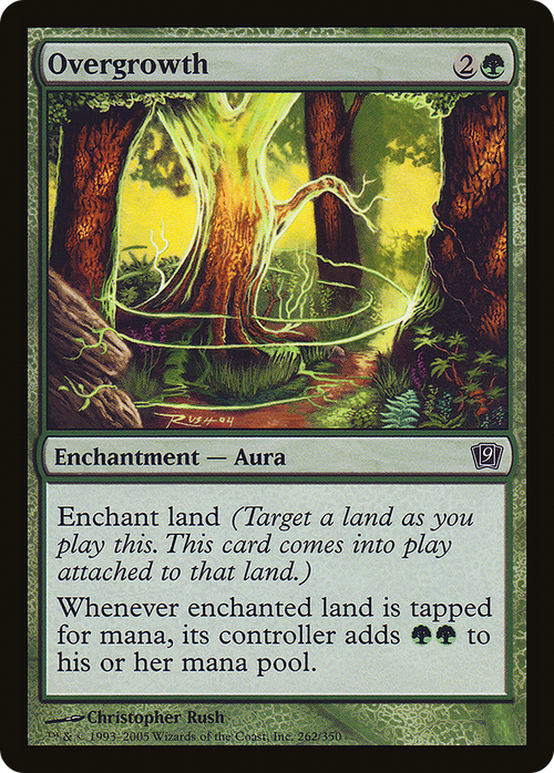 Overgrowth (9ED-262) - 9th Edition Foil
