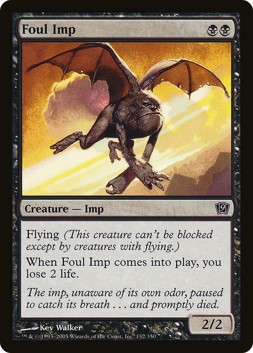 Foul Imp (9ED-132) - 9th Edition Foil