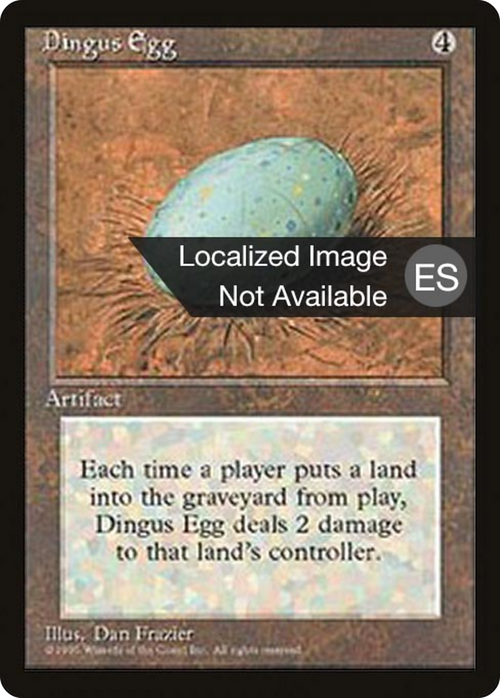 Dingus Egg (4BB-) - Fourth Edition Foreign Black Border