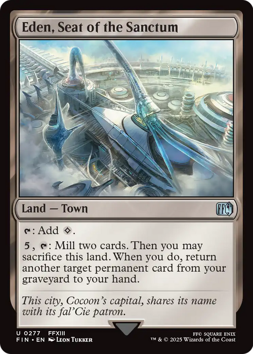 Eden, Seat of the Sanctum (FIN-277) - FINAL FANTASY Foil