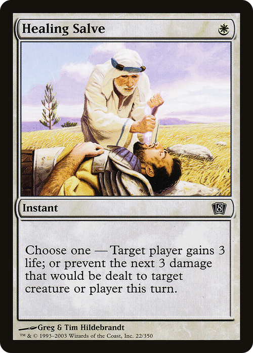 Healing Salve (8ED-022) - 8th Edition Foil