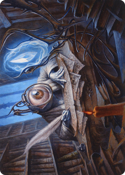 Unblinking Observer // Unblinking Observer (AMID-031) - Midnight Hunt Art Series (Borderless)