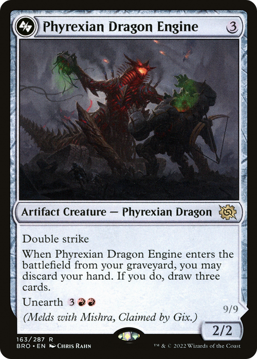 Phyrexian Dragon Engine (BRO-163) - The Brothers' War