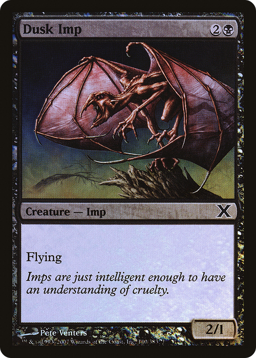 Dusk Imp (10E-140★) - Tenth Edition Foil