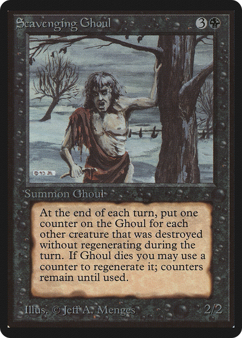 Scavenging Ghoul (LEB-) - Limited Edition Beta