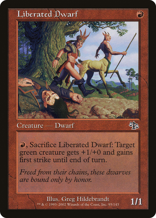 Liberated Dwarf (JUD-095) - Judgment Foil