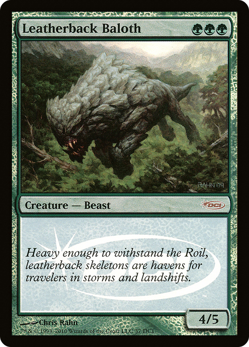 Leatherback Baloth (WPN-037) - DCI Promos Foil