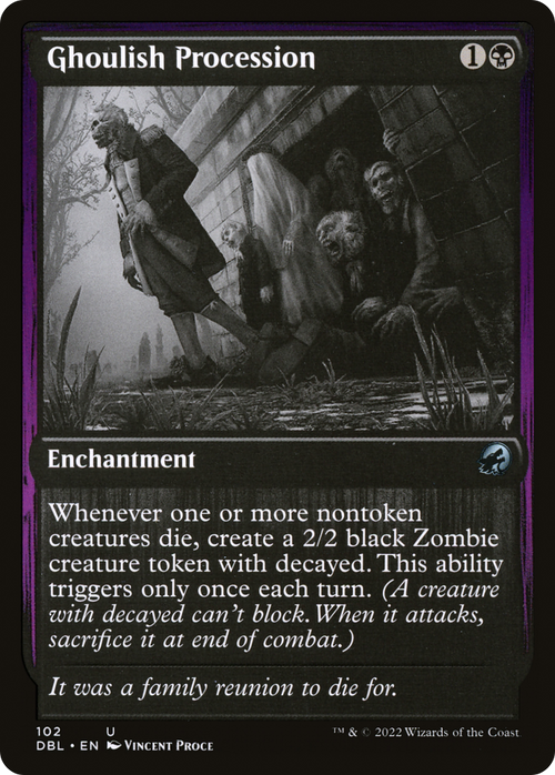 Ghoulish Procession (DBL-102) - Innistrad: Double Feature