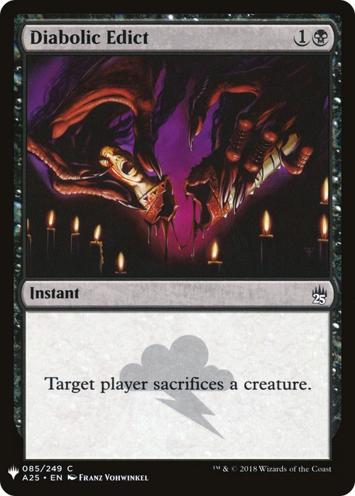 Diabolic Edict (LIST-A25-85) - The List