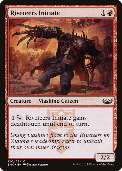 Riveteers Initiate (SNC-120) - Streets of New Capenna