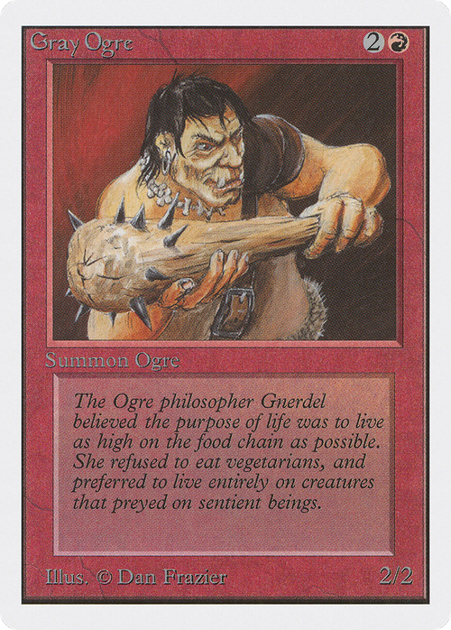Gray Ogre (2ED-) - Unlimited Edition
