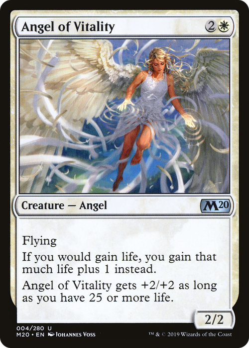 Angel of Vitality (M20-004) - Core Set 2020 Foil
