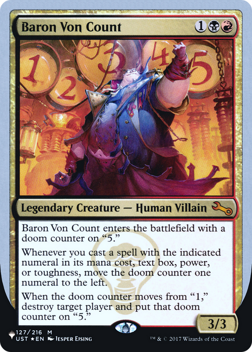 Baron Von Count (LIST-127/216) - The List (Unfinity Foil Edition) Foil