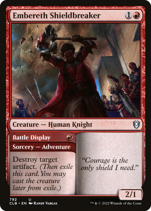Embereth Shieldbreaker (CLB-792) - Commander Legends: Battle for Baldur's Gate