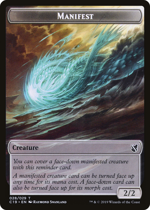 Manifest (TC19-028) - Commander 2019 Tokens