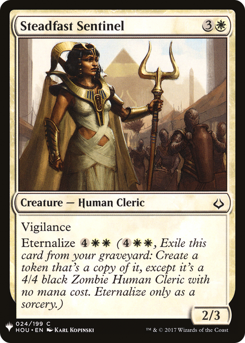 Steadfast Sentinel (LIST-HOU-24) - The List