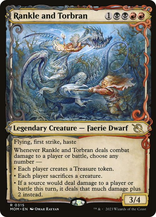 Rankle and Torbran (Showcase) (MOM-315) - March of the Machine: (Showcase)