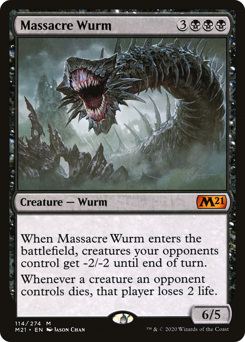 Massacre Wurm (M21-114) - Core Set 2021