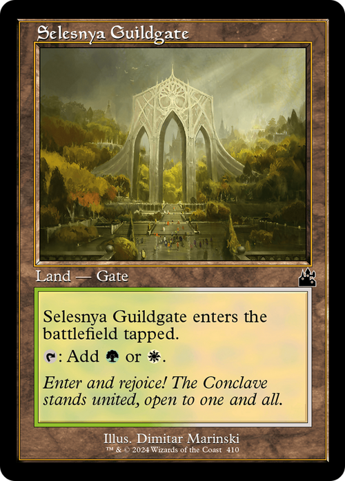Selesnya Guildgate (Retro Frame) (RVR-410) - Ravnica Remastered