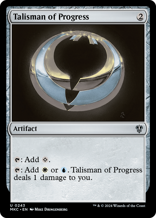 Talisman of Progress (MKC-243) - Murders at Karlov Manor Commander