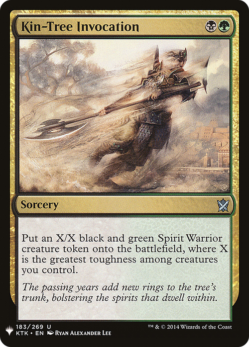 Kin-Tree Invocation (LIST-KTK-183) - The List