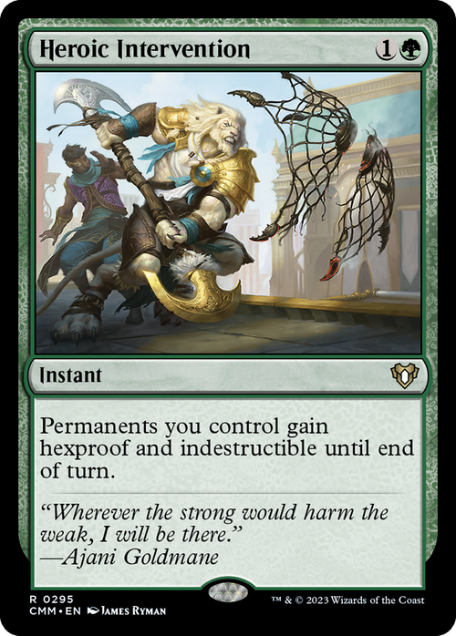Heroic Intervention (CMM-295) - Commander Masters