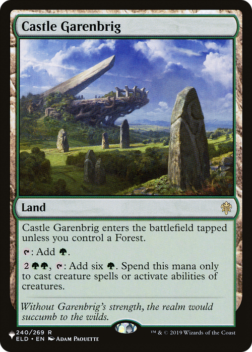 Castle Garenbrig (LIST-240/269) - The List