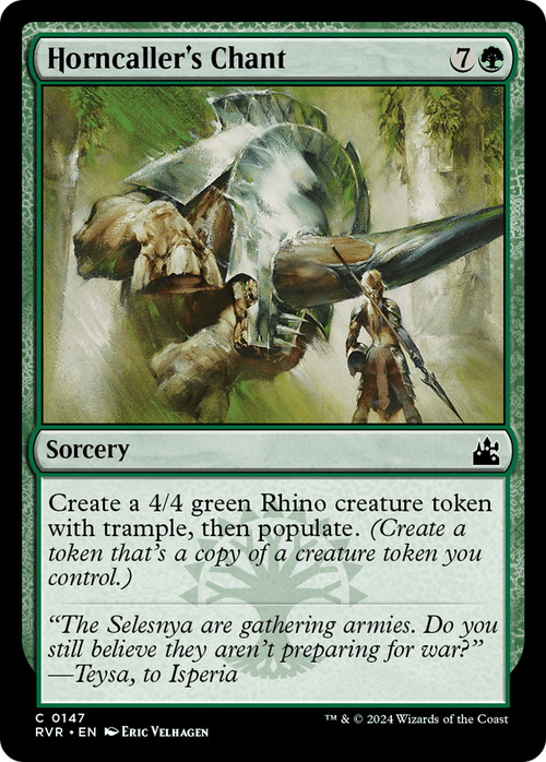 Horncaller's Chant (RVR-147) - Ravnica Remastered Foil