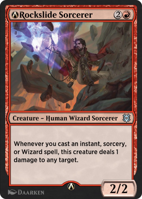 A-Rockslide Sorcerer (ZNR-A-154) - Zendikar Rising