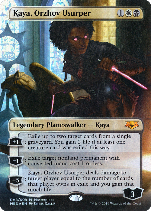 Kaya, Orzhov Usurper (MED2-RA8) - Mythic Edition (Borderless) Foil