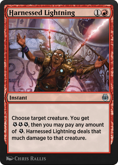 Harnessed Lightning (KLR-127) - Kaladesh Remastered