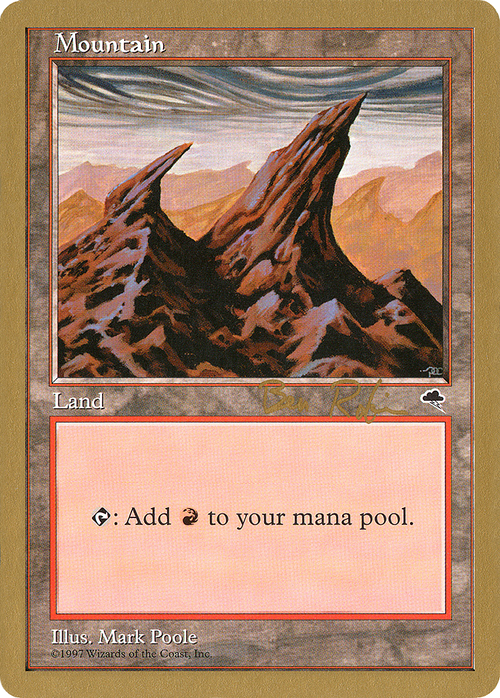 Mountain (Right) - 1998 Ben Rubin (TMP) (WCD-) - World Championship Decks 1998