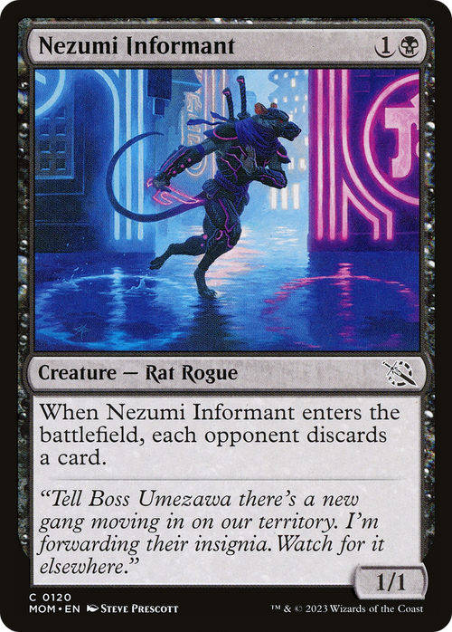Nezumi Informant (MOM-120) - March of the Machine