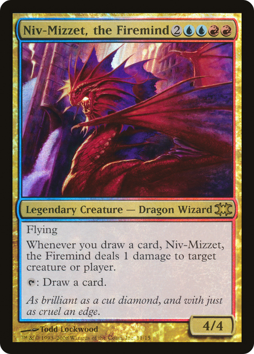 Niv-Mizzet, the Firemind (DRB-011) - From the Vault: Dragons Foil