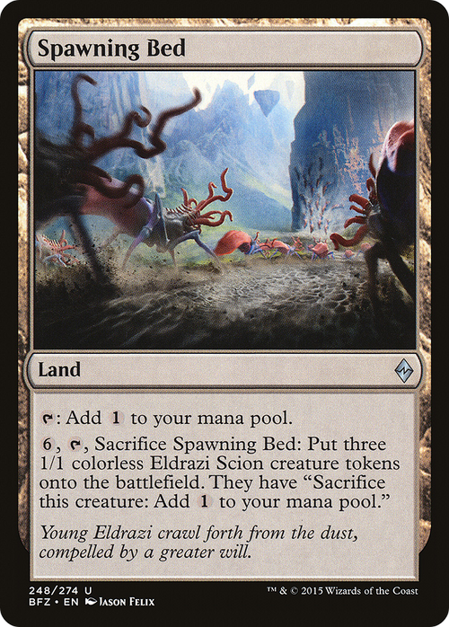 Spawning Bed (BFZ-248) - Battle for Zendikar Foil