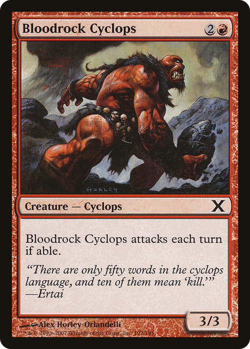 Bloodrock Cyclops (10E-192) - Tenth Edition