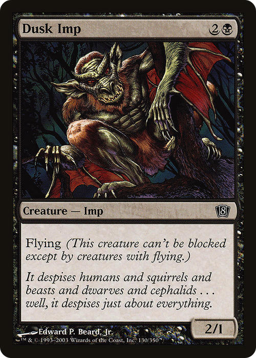 Dusk Imp (8ED-130) - 8th Edition Foil