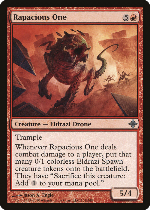 Rapacious One (ROE-162) - Rise of the Eldrazi Foil