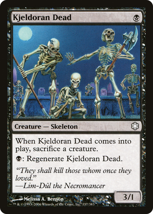 Kjeldoran Dead (CTD-137) - Coldsnap Theme Decks