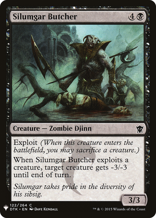 Silumgar Butcher (LIST-DTK-122) - The List