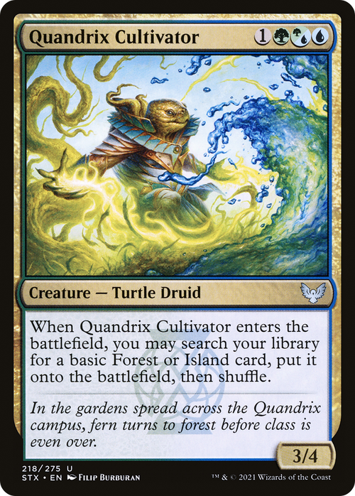 Quandrix Cultivator (STX-218) - Strixhaven: School of Mages Foil