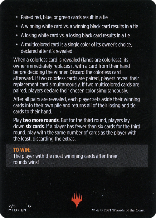 Day Vs. Night // Day vs. Night (cont'd) (MMID-002) - Innistrad: Midnight Hunt Minigames