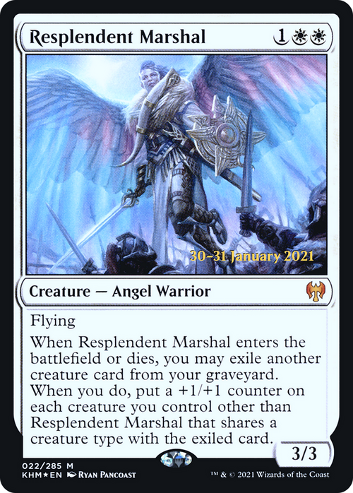 Resplendent Marshal (PRE-22S) - Kaldheim Promos Foil