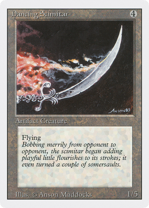 Dancing Scimitar (3ED-) - Revised Edition