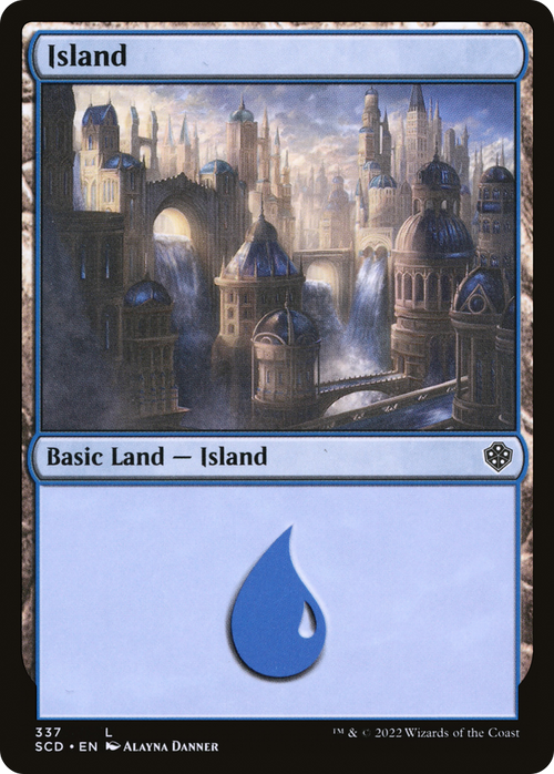 Island (337) (SCD-337) - Starter Commander Decks