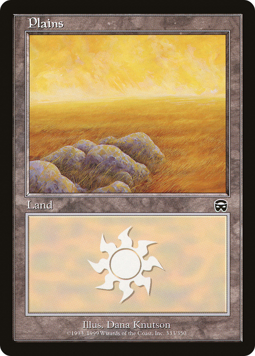 Plains (333) (MMQ-333) - Mercadian Masques Foil