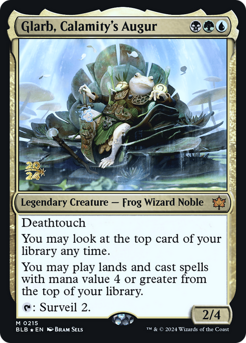 Glarb, Calamity's Augur (PRE-215) - Bloomburrow Promos Foil