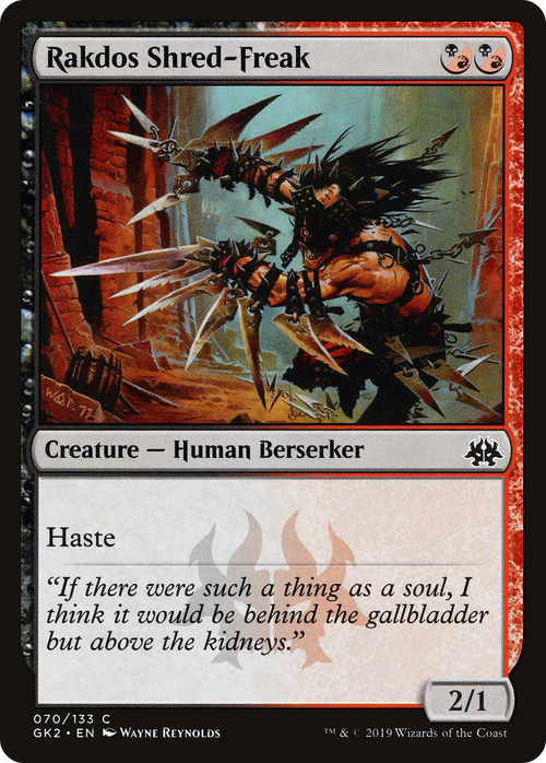 Rakdos Shred-Freak (GK2-070) - RNA Guild Kit